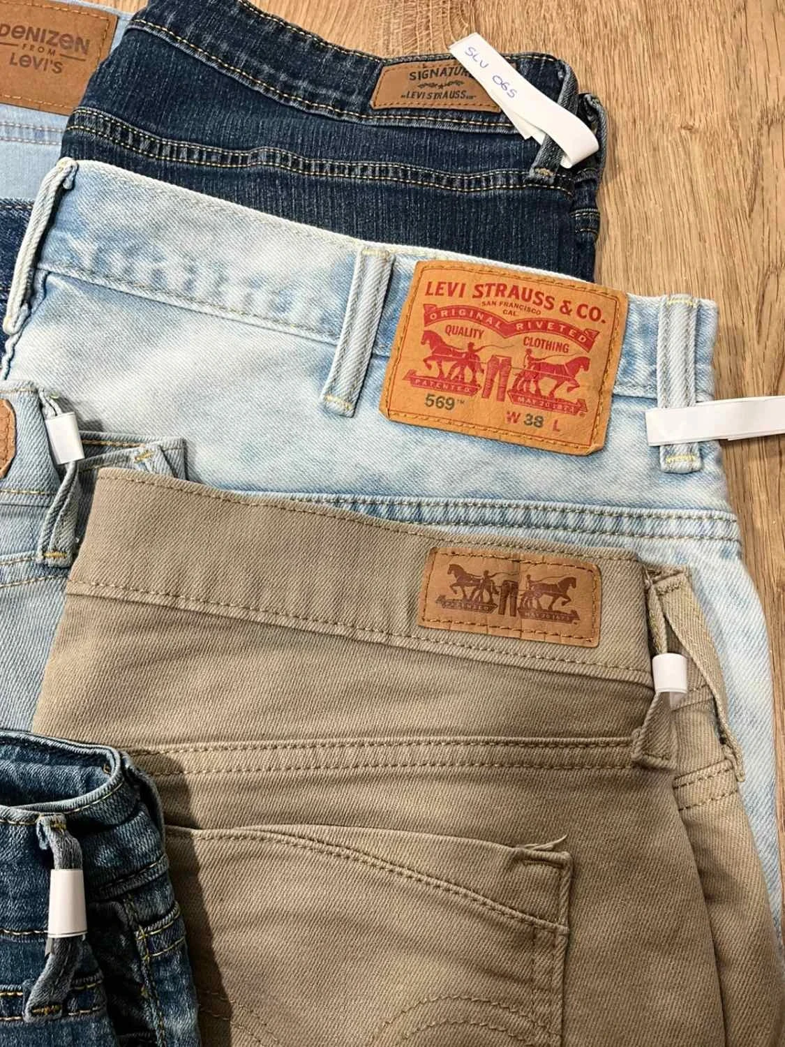 Lot 10 Shorts Levi's Femme Toutes tailles, toutes coupes  Bleu – photo 3